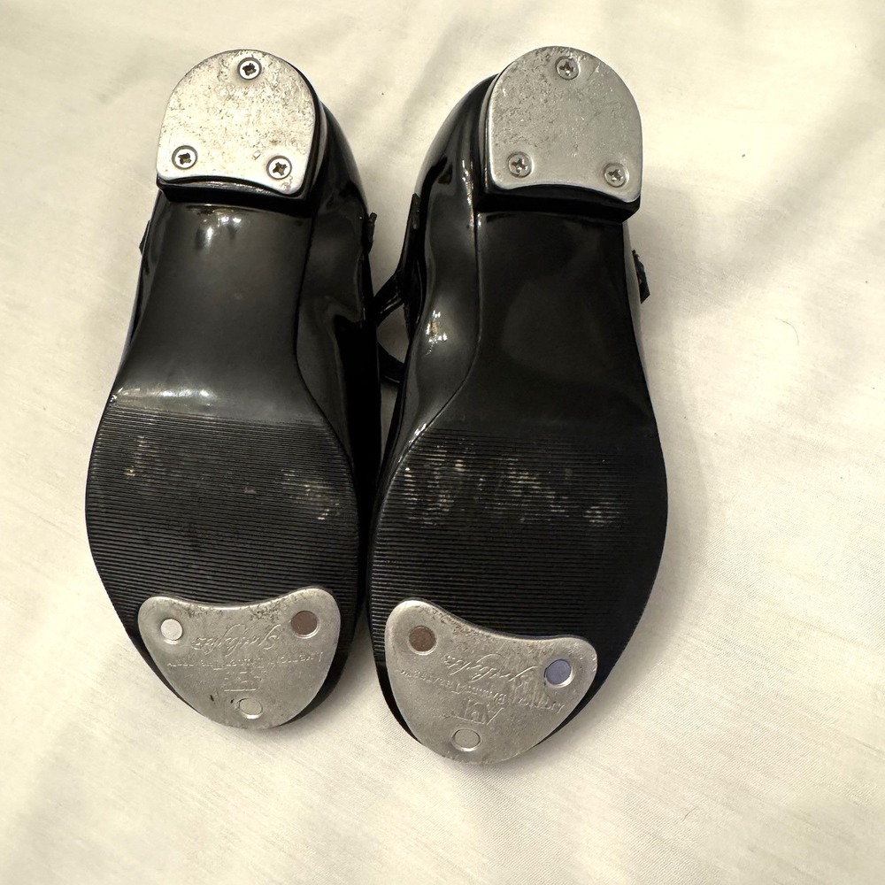 ABT (American Ballet Theatre) Spotlights Tap Shoes Black Girls Size 9 - Picture 3 of 3